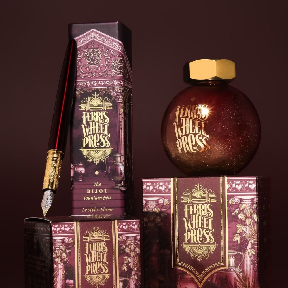 ⭐*NIB!* FerriTales | Ambrosia Indulgence 85ml Fntn Pen Ink by Ferris Wheel Press - Picture 5 of 5